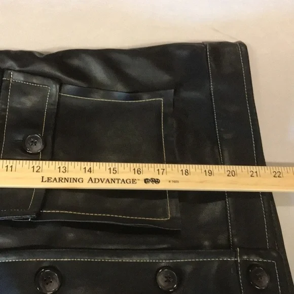 Truth by republic women’s faux leather bomber jacket size L - Picture 12 of 12